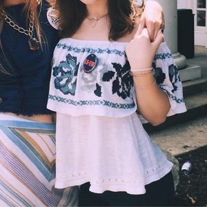 Free people off the shoulder top